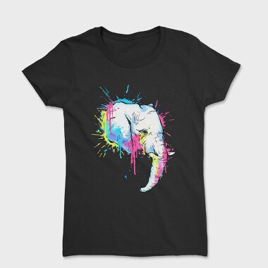 Colorful Elephant, Tricou Femei