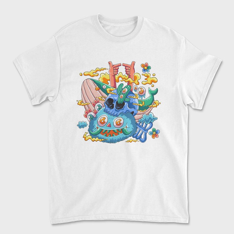 Colorful Monster, Tricou Barbati (Unisex)