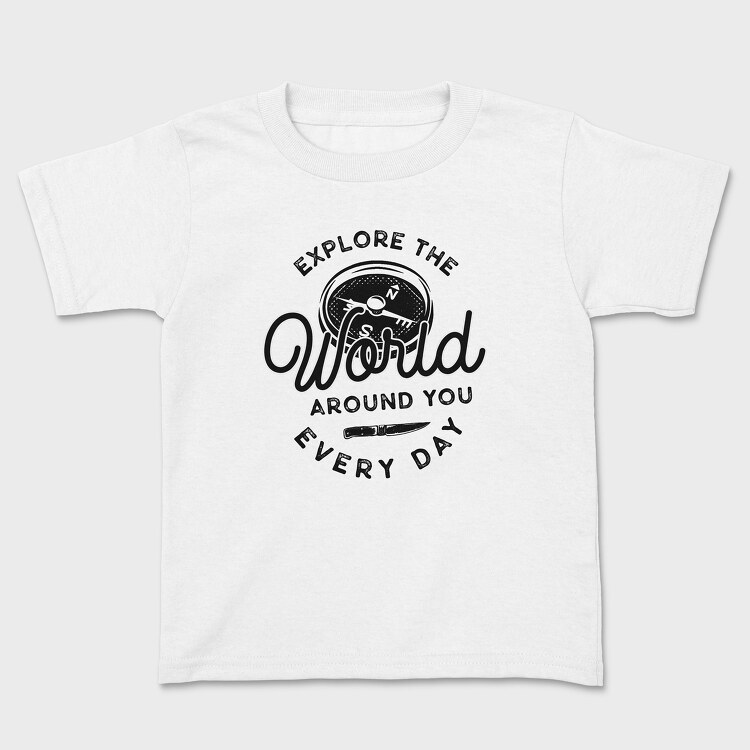 Explore the World, Tricou Copii