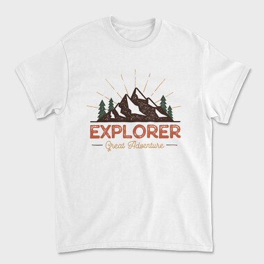 explorer great adventure, Tricou Barbati (Unisex)