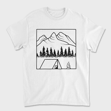 Geometric Landscape 10, Tricou Barbati (Unisex)