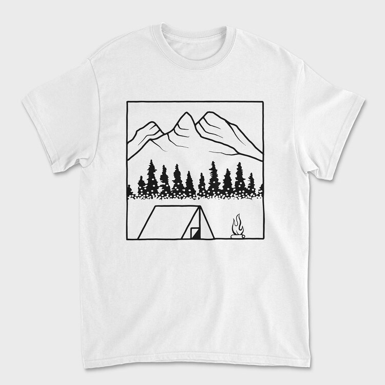 Geometric Landscape 10, Tricou Barbati (Unisex)