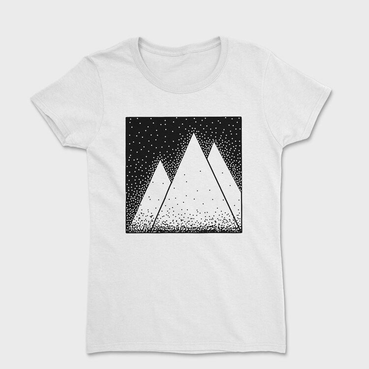 Geometric Landscape 4, Tricou Femei