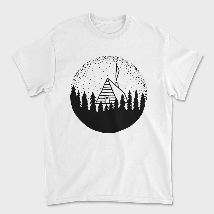 Geometric Landscape 5, Tricou Barbati (Unisex)