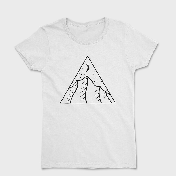 Tricou Femei, Geometric Landscape 8