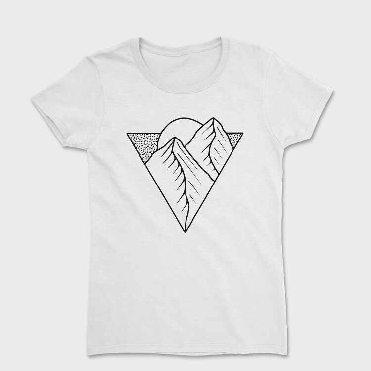 Tricou Femei, Geometric Landscape 9