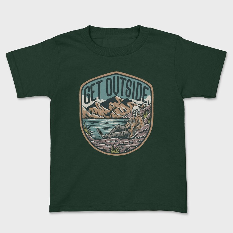 Get Outside Skeleton, Tricou Copii