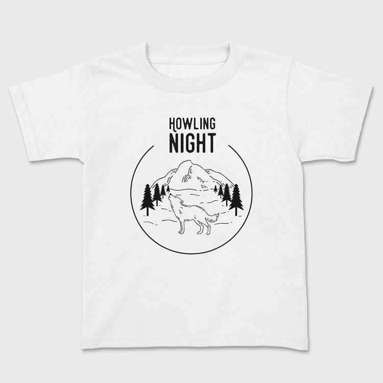 Tricou Copii, Howling Night