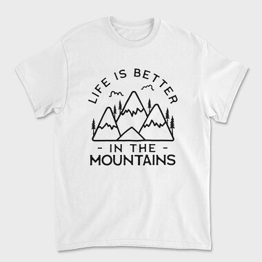 in the mountain, Tricou Barbati (Unisex)