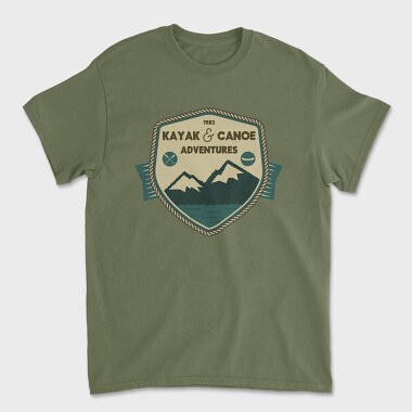 Kayak and Canoe Adventures, Tricou Barbati (Unisex)