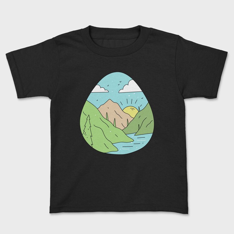 Landscape Nature 10, Tricou Copii