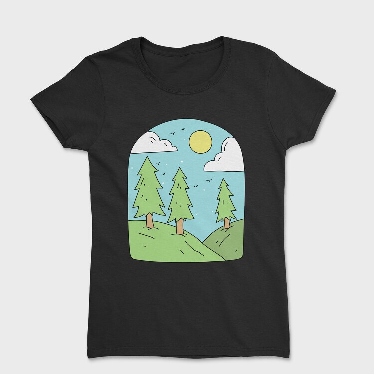 Landscape Nature 8, Tricou Femei