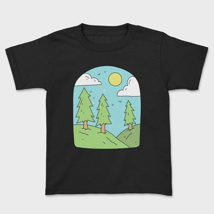 Landscape Nature 8, Tricou Copii