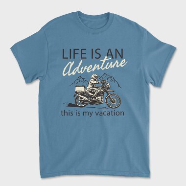 Life Is an Adventure, Tricou Barbati (Unisex)