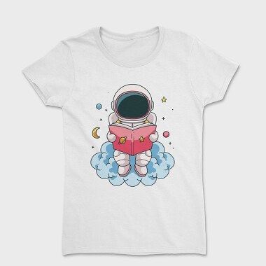 Little Astronaut Reading, Tricou Femei