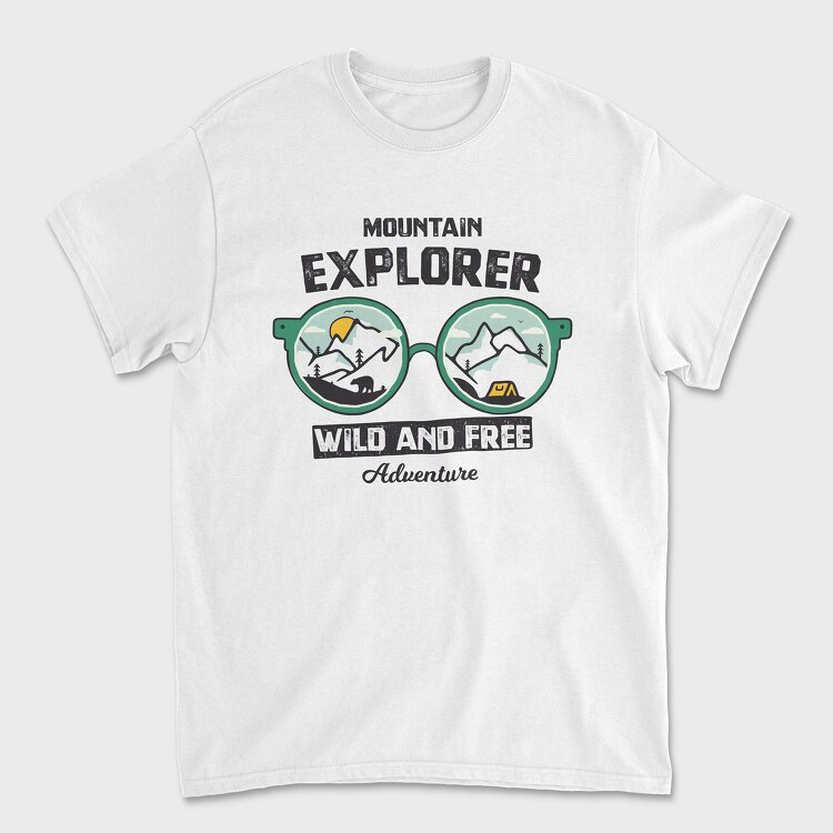 Mountain Explorer, Tricou Barbati (Unisex)