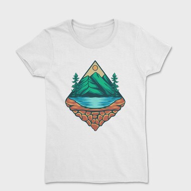 Mountain Illustration 5, Tricou Femei