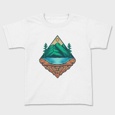 Mountain Illustration 5, Tricou Copii