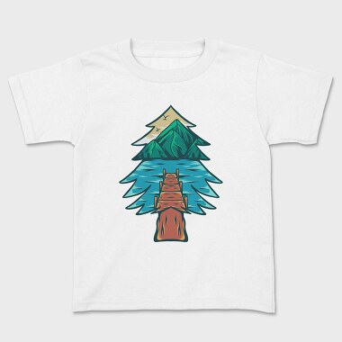 Mountain Illustration 6, Tricou Copii