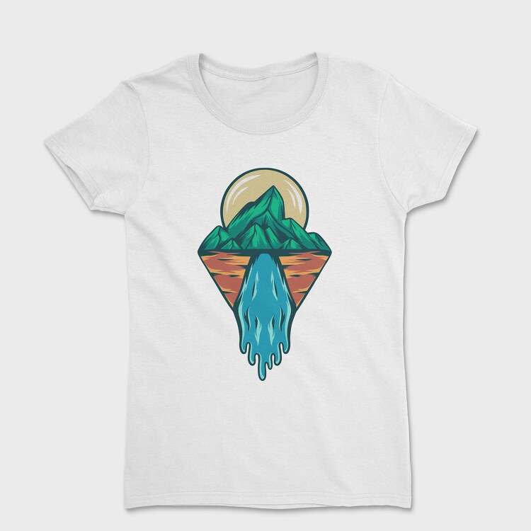 Mountain Illustration, Tricou Femei