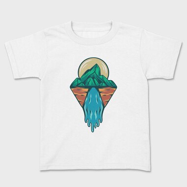 Mountain Illustration, Tricou Copii