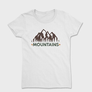 mountain retro, Tricou Femei