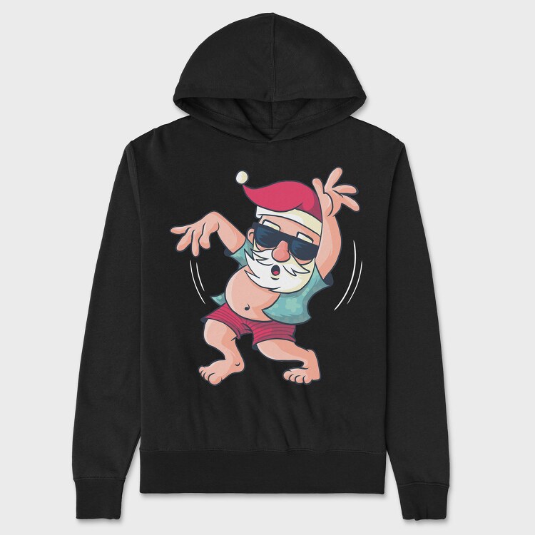 Santa Dancing, Hanorac Oversize Barbati (Unisex)