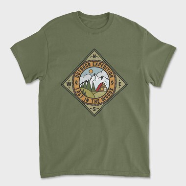 Outdoor Expedition, Tricou Barbati (Unisex)