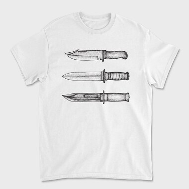 Outdoor Knife, Tricou Barbati (Unisex)