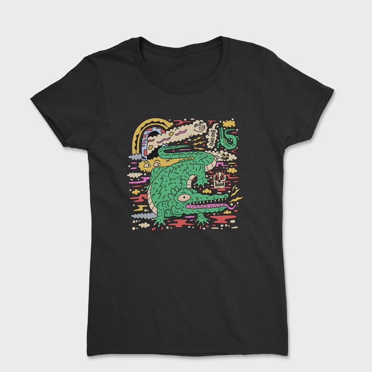 Psychedelic Crocodile, Tricou Femei