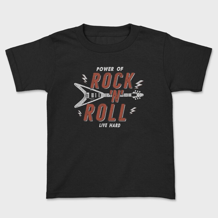 Tricou Copii, Rock N Roll Color