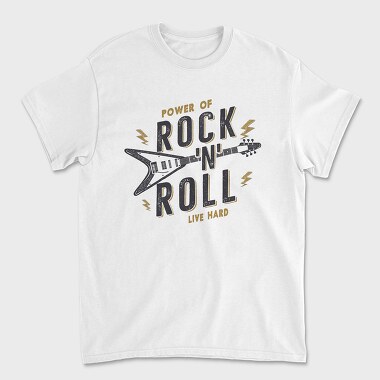 Rock N Roll, Tricou Barbati (Unisex)