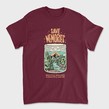 Save Memories Jar, Tricou Barbati (Unisex)