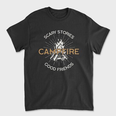 Scary Stories Campfire, Tricou Barbati (Unisex)