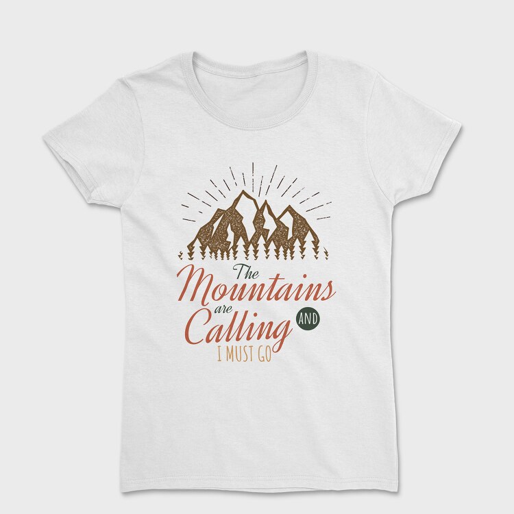 The Mountains Are Calling, Tricou Femei