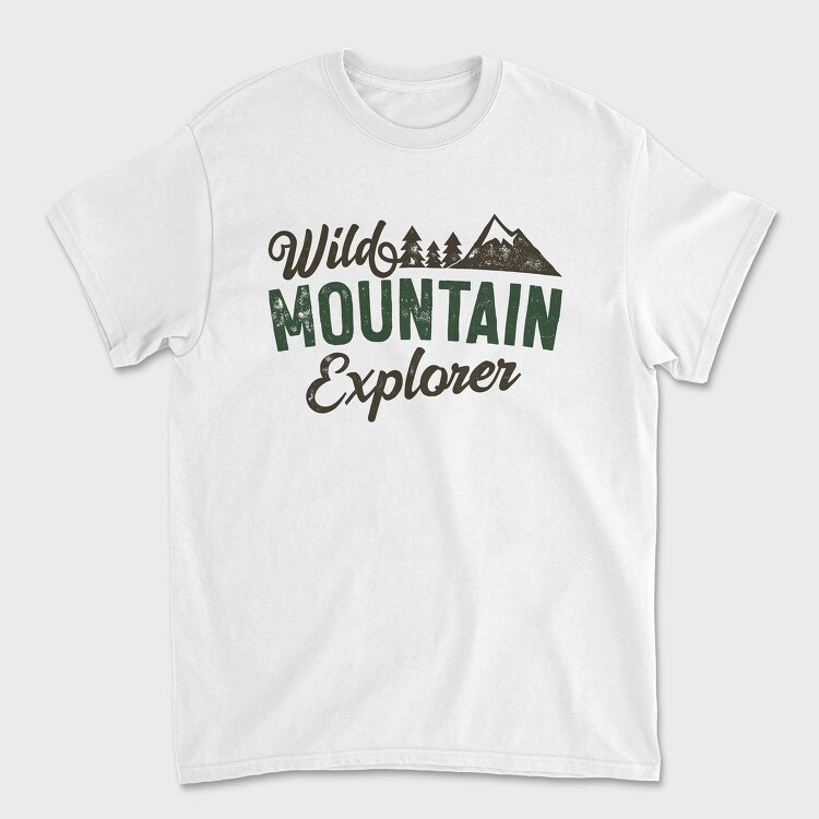 Wild Mountain Explorer, Tricou Barbati (Unisex)