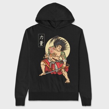 Kabuki Samurai Hero, Hanorac Oversize Barbati (Unisex)