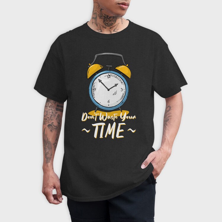 Alarm Clock Time, Tricou Barbati (Unisex)