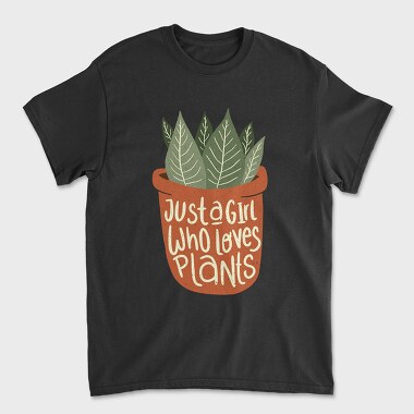 Girl Who Loves Plants, Tricou Barbati (Unisex)