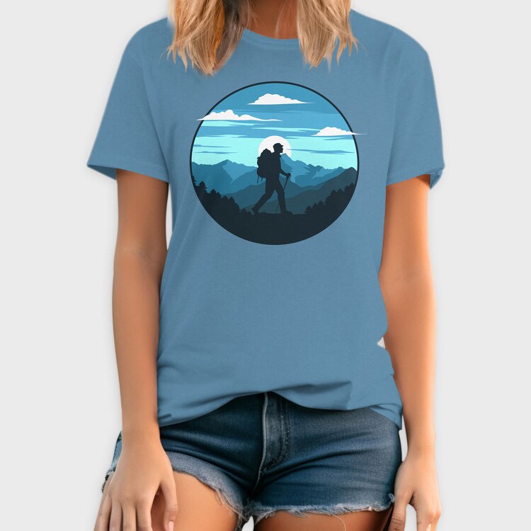 Hiking Horizon, Tricou Barbati (Unisex)