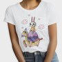 Rabbit On Turtle, Tricou Femei