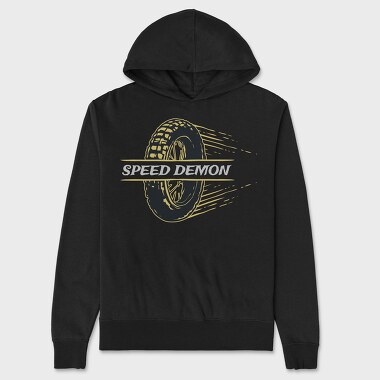 Speed Demon, Hanorac Oversize Barbati (Unisex)