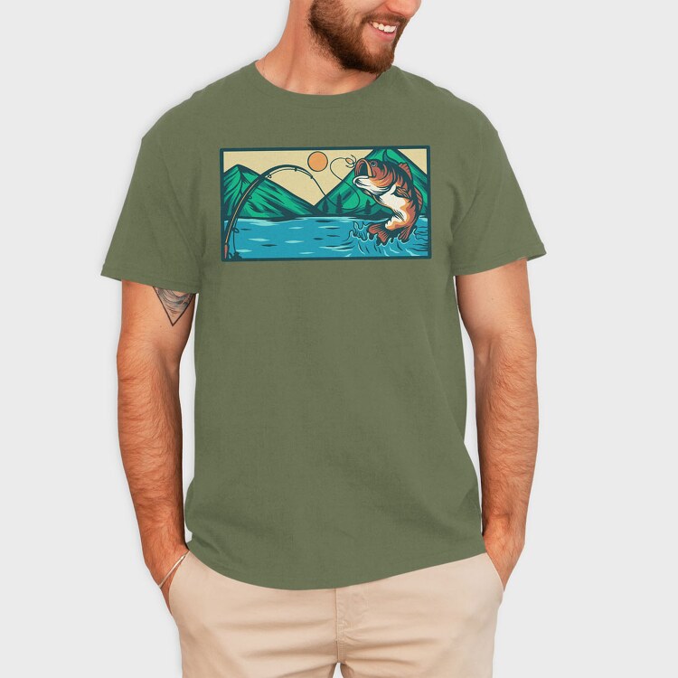 Bass Fishing 6, Tricou Barbati (Unisex)