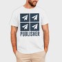 Paper Plane Publisher, Tricou Barbati (Unisex)