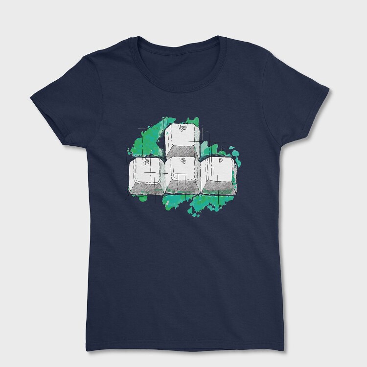 Tricou Femei, Wasd Keys