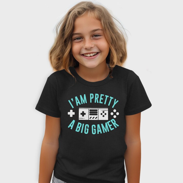I Am Pretty Big Gamer, Tricou Copii