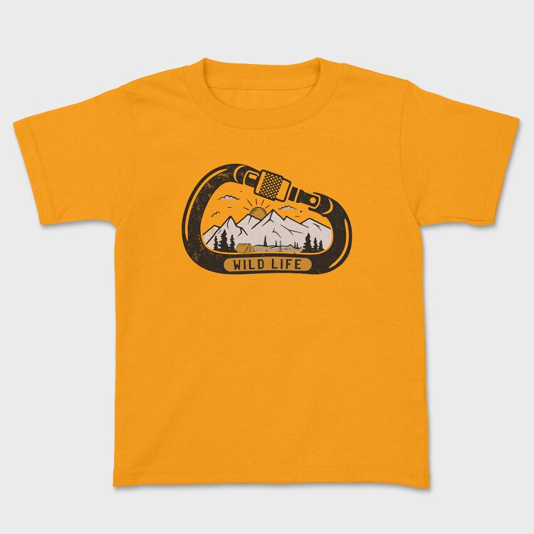 Wild Life Carabiner, Tricou Copii