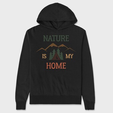 Nature Is My Home, Hanorac Oversize Barbati (Unisex)