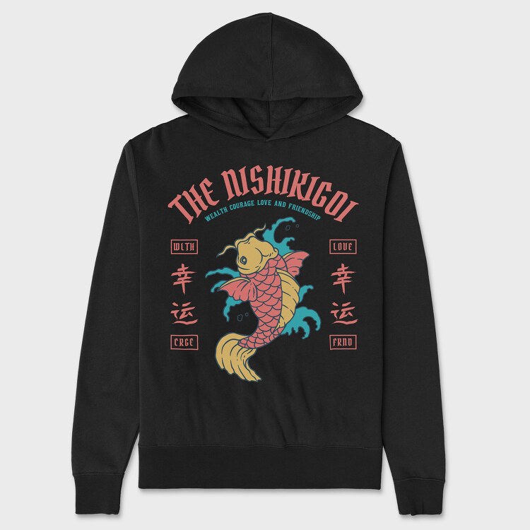 Koi, Hanorac Oversize Barbati (Unisex)