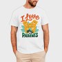 I Love My Parents, Tricou Barbati (Unisex)